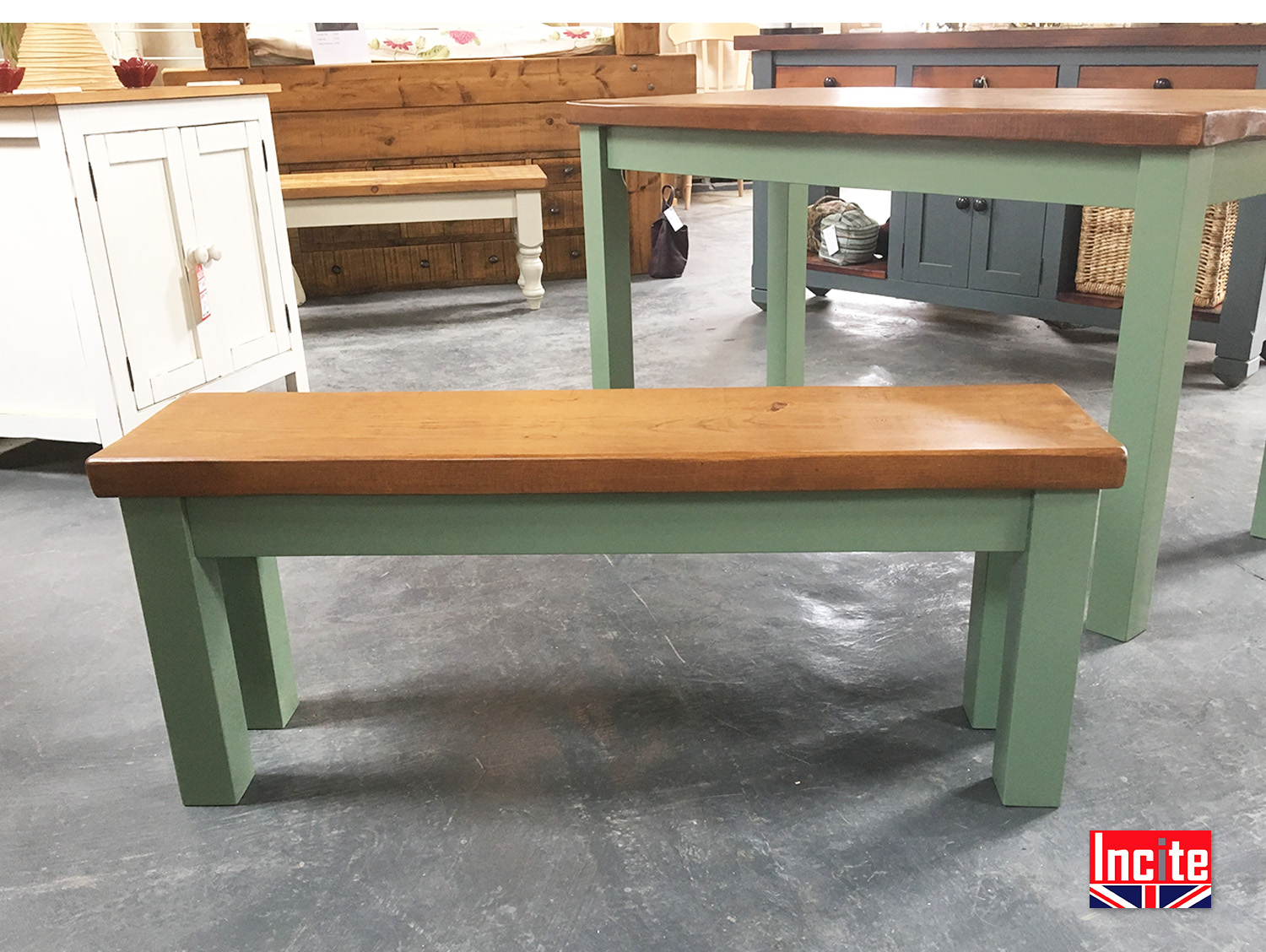 Pine table deals and bench